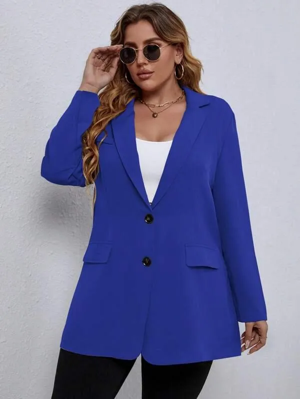 Blazer Alongado Plus Size - Taylor