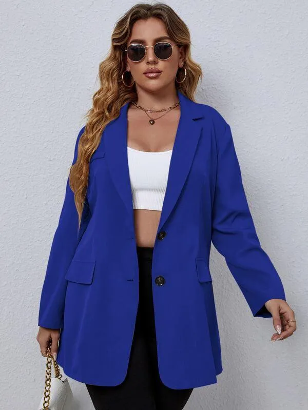 Blazer Alongado Plus Size - Taylor