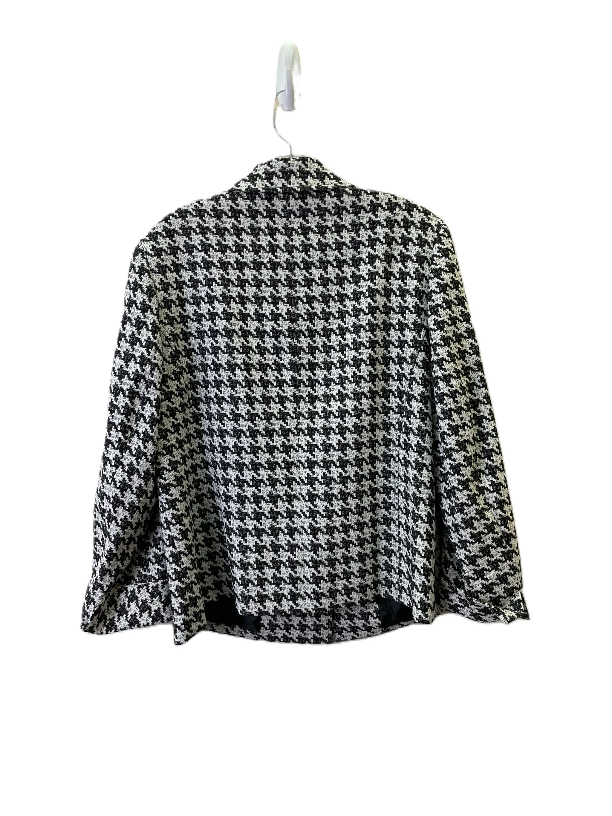 Blazer By Kasper In Black & White, Size: 14