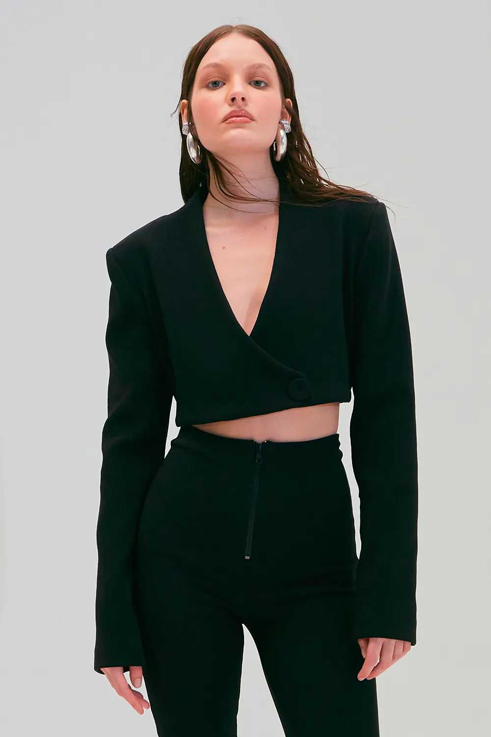 BLAZER CURTO PRETO