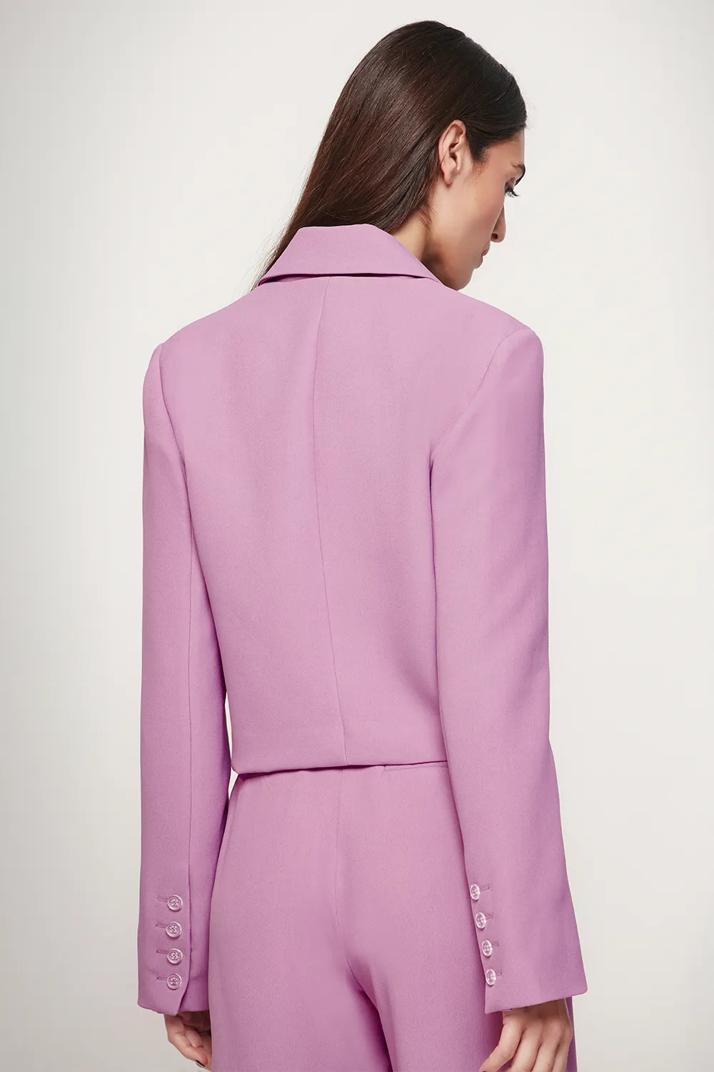BLAZER CURTO ROSA