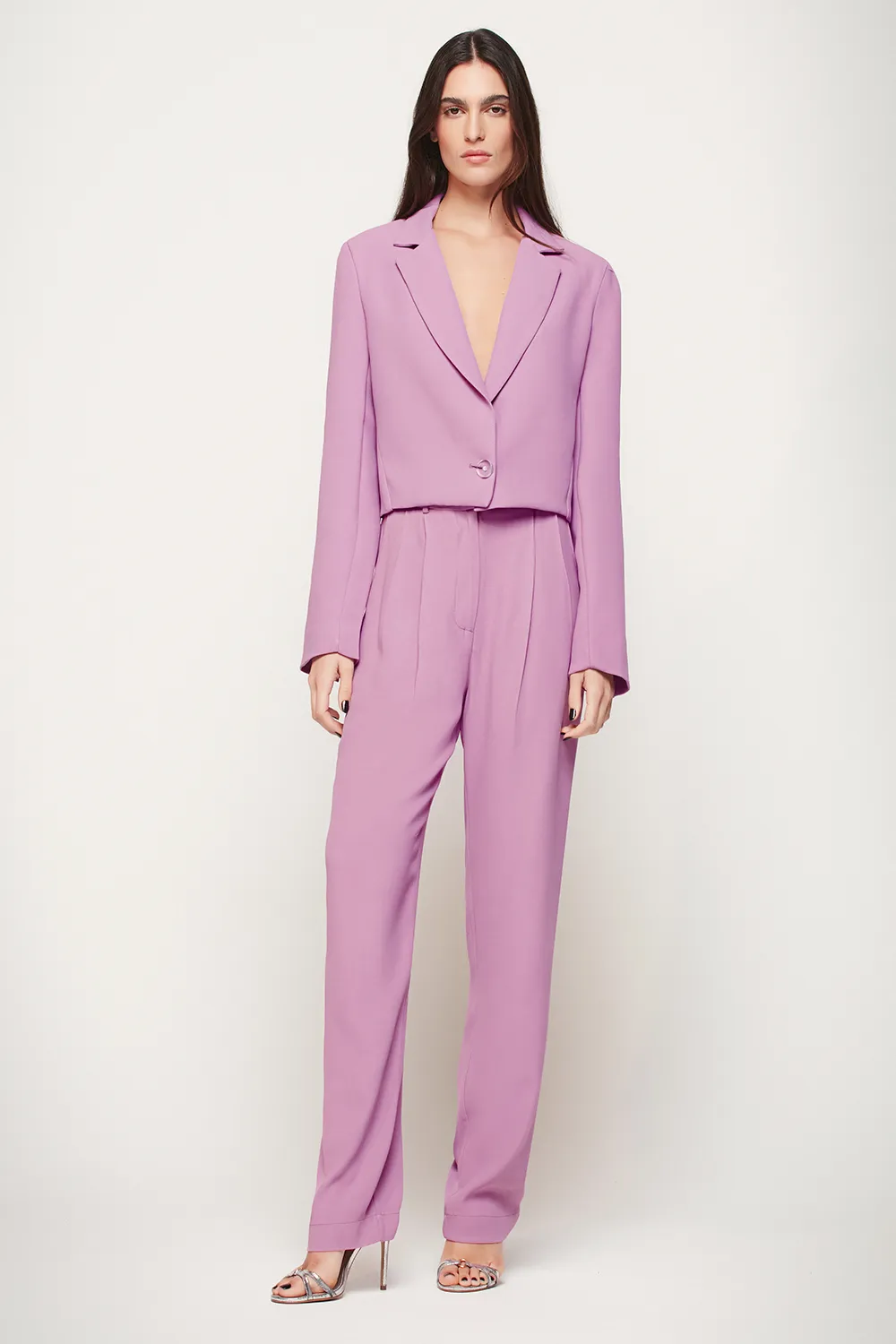 BLAZER CURTO ROSA