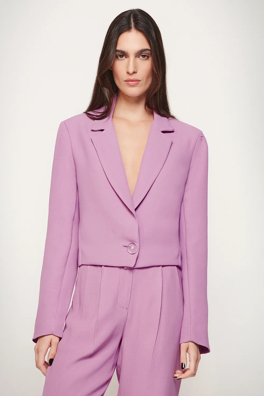 BLAZER CURTO ROSA